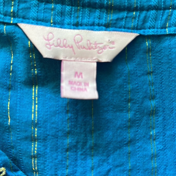EUC Lilly Pulitzer Runic Blouse - Picture 5 of 7